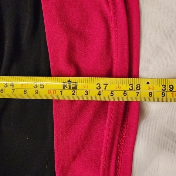 Aa STUDIO AA red, black, and gray tie side dress size medium - Picture 7 of 7